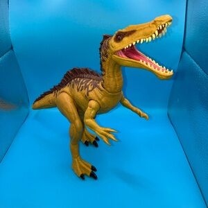 Jurassic World Mega Dual Attack Suchomimus Dino Rivals 2018 Dinosaur Figure